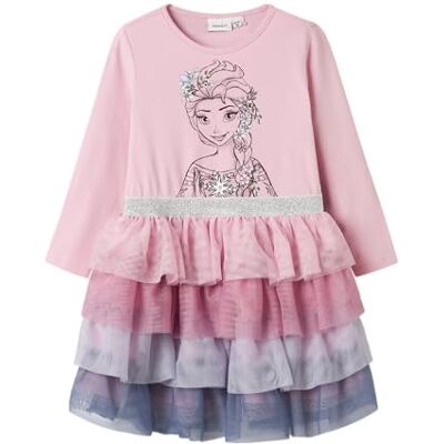 Name it Meisjes Nmfokanna Frozen Ls Tulle Jurk Wdi Tule Jurk, roze, 92 Name it Meisjes Nmfokanna Frozen Ls Tulle Jurk Wdi Tule Jurk, roze, 92