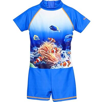 Playshoes Jongens-onderwaterwereld zonnepak, blauw, 98/104 cm Playshoes Jongens-onderwaterwereld zonnepak, blauw, 98/104 cm