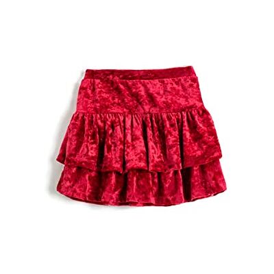 Koton Fluwelen rok met ruches, rood (416), 5-6 jaar meisjes, rood (416), 5-6 Jaar Koton Fluwelen rok met ruches, rood (416), 5-6 jaar meisjes, rood (416), 5-6 Jaar