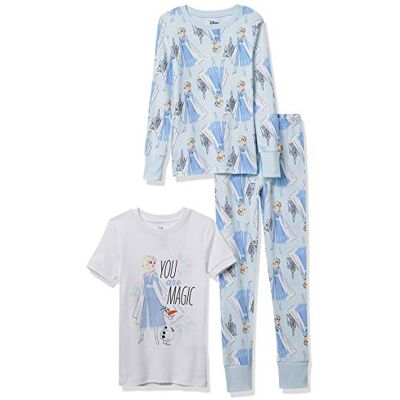Amazon Essentials Disney Marvel Star Wars Peuter Meisjes Pyjama Set (eerder gespot zebra), Frozen/Magic, 2T Amazon Essentials Disney Marvel Star Wars Peuter Meisjes Pyjama Set (eerder gespot zebra), Frozen/Magic, 2T