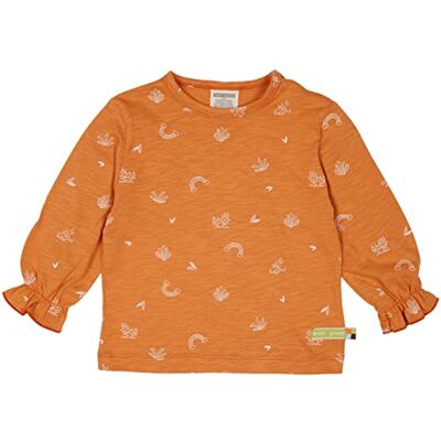 loud + proud Uniseks kindershirt met opdruk, GOTS-gecertificeerd, karrood, 98-104 loud + proud Uniseks kindershirt met opdruk, GOTS-gecertificeerd, karrood, 98-104