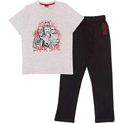 Popgear Star Wars Vader lange pyjamaset, kinderen, 3-13 jaar, zwart, officiële merchandise, Zwart, 4-5 jaar Popgear Star Wars Vader lange pyjamaset, kinderen, 3-13 jaar, zwart, officiële merchandise, Zwart, 4-5 jaar