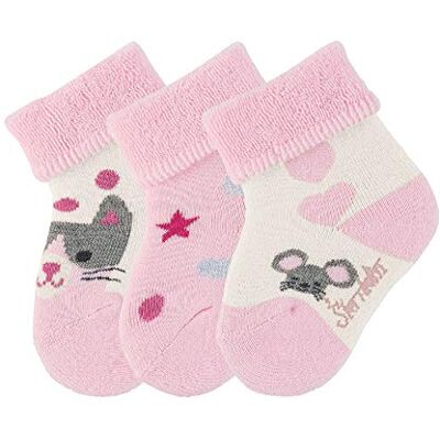 Sterntaler baby meisjes sokken baby-sokjes pak van 3 kat Sterntaler baby meisjes sokken baby-sokjes pak van 3 kat