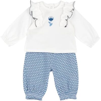 Chicco Set van T-shirt en shorts, donkerblauw, 12 Maanden Chicco Set van T-shirt en shorts, donkerblauw, 12 Maanden