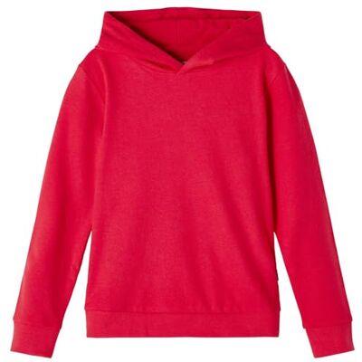 Name it Meisjes sweater met capuchon van biologisch katoen, Tomato Puree, 98 Name it Meisjes sweater met capuchon van biologisch katoen, Tomato Puree, 98