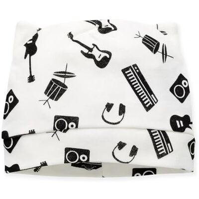 Pinokio Bonnet met oren, muts voor kinderen, baby's, ecru Lets rok, ECRU LETS ROCK Pinokio Bonnet met oren, muts voor kinderen, baby's, ecru Lets rok, ECRU LETS ROCK