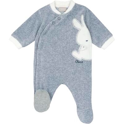 Chicco Romper voor jongens en meisjes, Lichtgrijs, 6 Maanden Chicco Romper voor jongens en meisjes, Lichtgrijs, 6 Maanden
