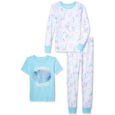 Amazon Essentials Disney Marvel Star Wars meisjespyjamaset (eerder gespot zebra), Frozen 2 Stronger Together, 8 Amazon Essentials Disney Marvel Star Wars meisjespyjamaset (eerder gespot zebra), Frozen 2 Stronger Together, 8