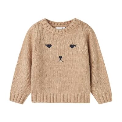 Name it Girl gebreide trui met lange, Oxford tang., 104 Name it Girl gebreide trui met lange, Oxford tang., 104
