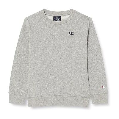 Champion Legacy Basics B-Ultralight Powerblend Fleece Crewneck Sweatshirt voor kinderen en jongens, lichtgrijs gemêleerd., 5-6 jaar Champion Legacy Basics B-Ultralight Powerblend Fleece Crewneck Sweatshirt voor kinderen en jongens, lichtgrijs gemêleerd., 5-6 jaar