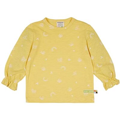 loud + proud Unisex Kids Slub Jersey met print, GOTS-gecertificeerd shirt, goud, 62/68, goud, 62/68 cm loud + proud Unisex Kids Slub Jersey met print, GOTS-gecertificeerd shirt, goud, 62/68, goud, 62/68 cm