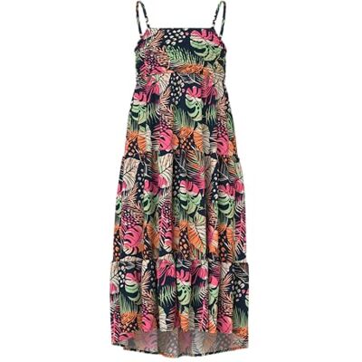 Name it Nkfvinaya maxi-jurk met bandjes, navy blazer, 116 Name it Nkfvinaya maxi-jurk met bandjes, navy blazer, 116