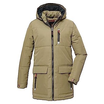 killtec Kow 135 Bys Qltd Prk Boy´s Gewatteerde parka met capuchon/winterjas is waterafstotend killtec Kow 135 Bys Qltd Prk Boy´s Gewatteerde parka met capuchon/winterjas is waterafstotend