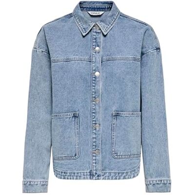 ONLY Onlferbie Ls DNM Shacket Gua Noos ONLY Onlferbie Ls DNM Shacket Gua Noos