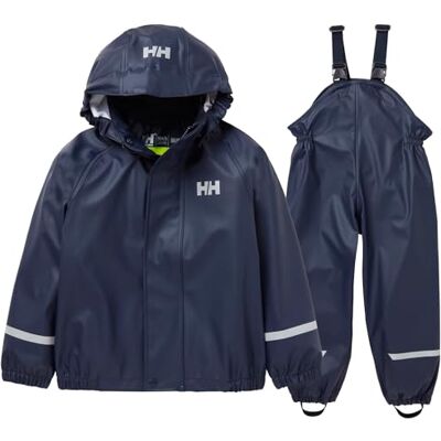 Helly Hansen Kinderen Unisex K Bergen 2.0 Pu Regenset, Navy, 3 Helly Hansen Kinderen Unisex K Bergen 2.0 Pu Regenset, Navy, 3