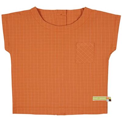 loud + proud Fijne geruite meisjesblouse, GOTS-gecertificeerd, Carrow, 74/80, karrood, 74/80 cm loud + proud Fijne geruite meisjesblouse, GOTS-gecertificeerd, Carrow, 74/80, karrood, 74/80 cm