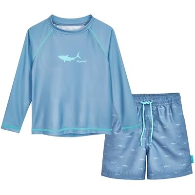 Playshoes Zweiteiler Lange beschermende fietsshirt, lange mouwen, blauw, haai, 86-92, jongens Playshoes Zweiteiler Lange beschermende fietsshirt, lange mouwen, blauw, haai, 86-92, jongens