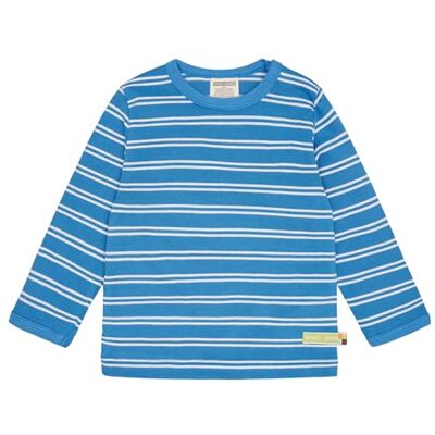 loud + proud Shirt met lange mouwen gestreept van biologisch katoen, GOTS-gecertificeerd, azuur, 62/68 cm loud + proud Shirt met lange mouwen gestreept van biologisch katoen, GOTS-gecertificeerd, azuur, 62/68 cm