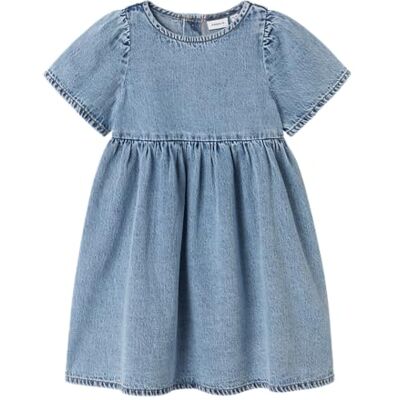 Name it Meisjes Nmfgemma Loose DNM Dress 4070-Ov H, blauw (medium blue denim), 92 Name it Meisjes Nmfgemma Loose DNM Dress 4070-Ov H, blauw (medium blue denim), 92
