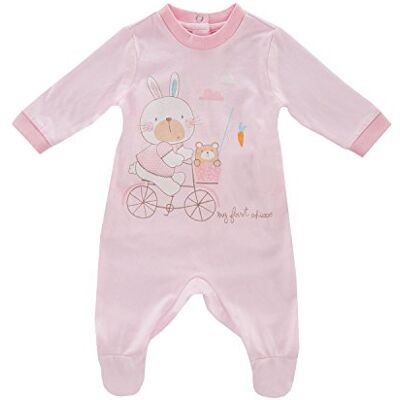 Chicco Unisex Baby Tutina Con Apertura Patello Playsuit, roze (Rosa Chiaro 011), 50 cm Chicco Unisex Baby Tutina Con Apertura Patello Playsuit, roze (Rosa Chiaro 011), 50 cm
