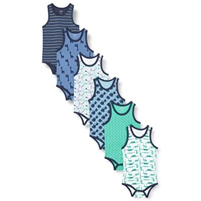 Care Rompertje voor babyjongens (6 stuks), Jurk Blues (772), 3-6 maanden Care Rompertje voor babyjongens (6 stuks), Jurk Blues (772), 3-6 maanden