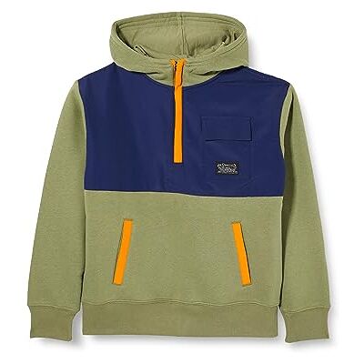 Levi's Lvb Utility Colorblock 1/4 Zip 9ej201 Hoodie voor jongens, Olivijn, 16 Jaren Levi's Lvb Utility Colorblock 1/4 Zip 9ej201 Hoodie voor jongens, Olivijn, 16 Jaren