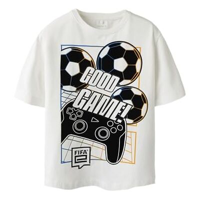 Name it JongensNkmocola Fifae SS Nreg Top Box VDE, Cloud Dancer, 146-152 cm, Cloud Danser, 146-152 Name it JongensNkmocola Fifae SS Nreg Top Box VDE, Cloud Dancer, 146-152 cm, Cloud Danser, 146-152