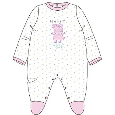 CERDÁ LIFE'S LITTLE MOMENTS Cerdá Mouwloos T-shirt merk model rompertje velours katoen Peppa Pig CERDÁ LIFE'S LITTLE MOMENTS Cerdá Mouwloos T-shirt merk model rompertje velours katoen Peppa Pig
