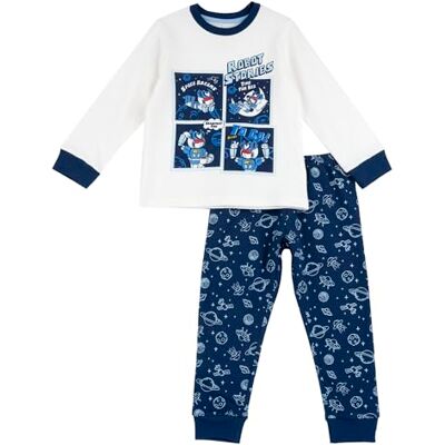 Chicco , Pigiama in Cotone, uniseks kinderen, azuurblauw, 10A, ontworpen in Italië, blauw, 12M Chicco , Pigiama in Cotone, uniseks kinderen, azuurblauw, 10A, ontworpen in Italië, blauw, 12M