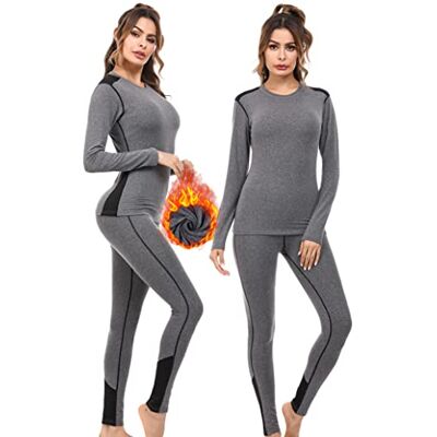 Sykooria Thermo-ondergoed voor dames, ondergoed, warm, skiën, sneldrogend, ademend Sykooria Thermo-ondergoed voor dames, ondergoed, warm, skiën, sneldrogend, ademend
