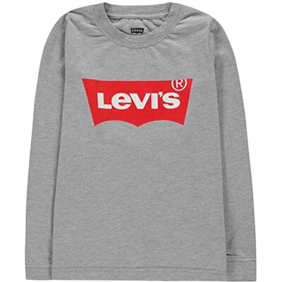 Levi's ® Batwing T-shirt met lange mouwen voor jongens, grijs, 6 Jaar Levi's ® Batwing T-shirt met lange mouwen voor jongens, grijs, 6 Jaar