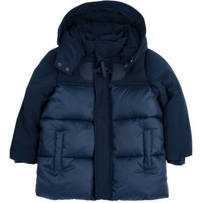 Chicco , Kinderjas met capuchon en praktische ritssluiting, met moderne en modieuze patronen, machinewasbaar, kinderkleding, ontworpen in Italië, Blauw (5), 12M Chicco , Kinderjas met capuchon en praktische ritssluiting, met moderne en modieuze patronen, machinewasbaar, kinderkleding, ontworpen in Italië, Blauw (5), 12M