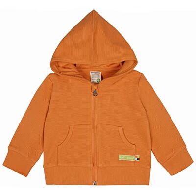 loud + proud Uniseks kinderribstructuur, GOTS-gecertificeerd jack, Carrood, 86/92, karrood loud + proud Uniseks kinderribstructuur, GOTS-gecertificeerd jack, Carrood, 86/92, karrood