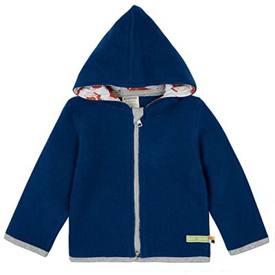 loud + proud Uniseks wollen fleece, GOTS-gecertificeerd jack, ul, 74-80 loud + proud Uniseks wollen fleece, GOTS-gecertificeerd jack, ul, 74-80