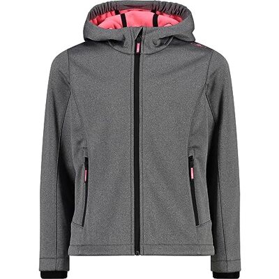 CMP Kid G Jacket Fix Hood, Zwart Mel.-Gloss, 140, Zwart Mel.-Gloss, 140 CMP Kid G Jacket Fix Hood, Zwart Mel.-Gloss, 140, Zwart Mel.-Gloss, 140