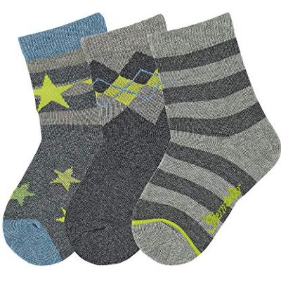Sterntaler baby jongens sokjes verpakking van 3 goudkleurige sterren Sterntaler baby jongens sokjes verpakking van 3 goudkleurige sterren