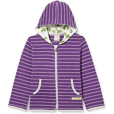 loud + proud Ringeljack voor meisjes, GOTS-gecertificeerd, violet, 74/80, paars, 74/80 cm loud + proud Ringeljack voor meisjes, GOTS-gecertificeerd, violet, 74/80, paars, 74/80 cm
