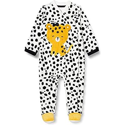 Chicco , Chenille jumpsuit met voet, Uniseks 0-24, Grijs (388), 0 maanden Chicco , Chenille jumpsuit met voet, Uniseks 0-24, Grijs (388), 0 maanden
