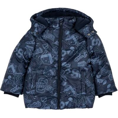 Chicco Jas voor kinderen en jongens, Blauw bedrukt, 3 Jaar Chicco Jas voor kinderen en jongens, Blauw bedrukt, 3 Jaar