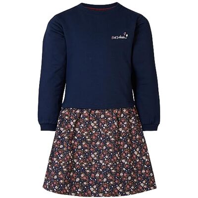 Noppies Kids Meisjesjurk Alpena lange mouwen allover print kinderjurk, Black Iris P554, 92 cm Noppies Kids Meisjesjurk Alpena lange mouwen allover print kinderjurk, Black Iris P554, 92 cm