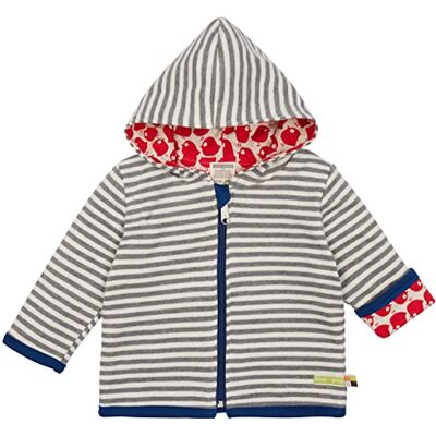 loud + proud Omkeerbare Jas Met Strepen, Gots Gecertificeerd uniseks-baby Omkeerbare jas loud + proud Omkeerbare Jas Met Strepen, Gots Gecertificeerd uniseks-baby Omkeerbare jas