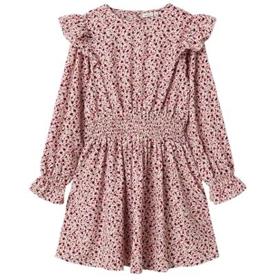 Name it Meisjes Nkfkanva Ls Jurk, wit (bright white), 122 Name it Meisjes Nkfkanva Ls Jurk, wit (bright white), 122