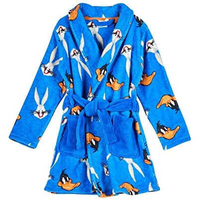 CERDÁ LIFE'S LITTLE MOMENTS Looney Tunes Badjas voor kinderen, blauw, maat 5 jaar, lange badjas van 100% polyester, koraalfleece, collectie van Looney Tunes, origineel product, ontworpen in Spanje CERDÁ LIFE'S LITTLE MOMENTS Looney Tunes Badjas voor kinderen, blauw, maat 5 jaar, lange badjas van 100% polyester, koraalfleece, collectie van Looney Tunes, origineel product, ontworpen in Spanje