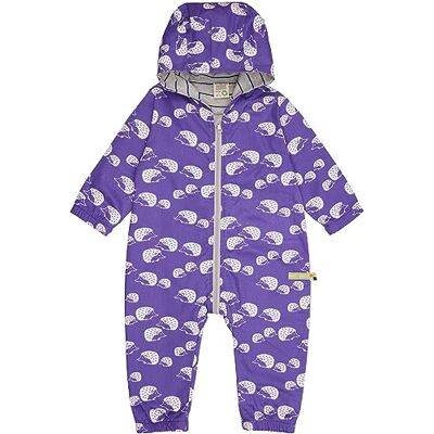 loud + proud Waterafstotend, GOTS-gecertificeerde overall voor babymeisjes, paars, 86/92 cm loud + proud Waterafstotend, GOTS-gecertificeerde overall voor babymeisjes, paars, 86/92 cm