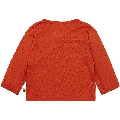 loud + proud Unisex baby wikkeljas Jacquard gebreid, GOTS-gecertificeerd jack, terracotta, 74-80 loud + proud Unisex baby wikkeljas Jacquard gebreid, GOTS-gecertificeerd jack, terracotta, 74-80