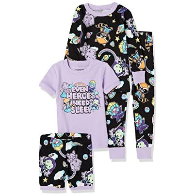 Amazon Essentials Disney Marvel Star Wars meisjespyjamaset (eerder gespot zebra), 4 stuks, Marvel Guardians, 5 stuks Amazon Essentials Disney Marvel Star Wars meisjespyjamaset (eerder gespot zebra), 4 stuks, Marvel Guardians, 5 stuks