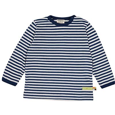 loud + proud Uniseks kinderstrepen, GOTS gecertificeerd shirt, Ultramarijn, 62/68 cm loud + proud Uniseks kinderstrepen, GOTS gecertificeerd shirt, Ultramarijn, 62/68 cm