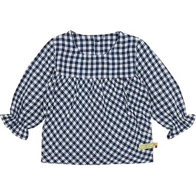 loud + proud Mousseline blouse, GOTS-gecertificeerd, ultra marine, 86/92 cm loud + proud Mousseline blouse, GOTS-gecertificeerd, ultra marine, 86/92 cm