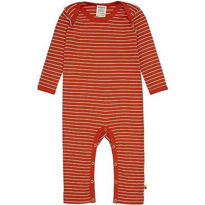 loud + proud Unisex baby Derby Rib, GOTS gecertificeerde overall, terracotta, 86/92 cm loud + proud Unisex baby Derby Rib, GOTS gecertificeerde overall, terracotta, 86/92 cm