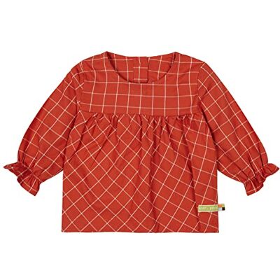 loud + proud Meisjesblouse met GOTS-certificering, bruin (cinnamon), 62/68 cm loud + proud Meisjesblouse met GOTS-certificering, bruin (cinnamon), 62/68 cm
